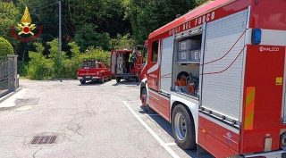 Fabbrica Curone - Incendio boschivo, in fiamme l’area vicino al rifugio Pian della Morra