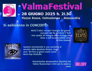 ALESSANDRIA - ValmaFestival 2025: musica, sapori e giovani talenti animano Valmadonna