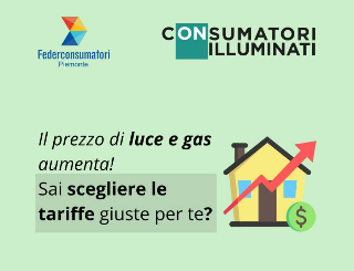 Alessandria - “Consumatori Illuminati”: un incontro per orientarsi nel mercato dell’energia tra risparmio, diritti e sostenibilità