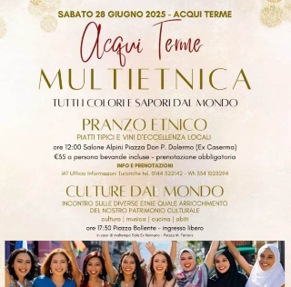 Si celebra la diversità con "Acqui Terme Multietnica": sapori e culture dal mondo